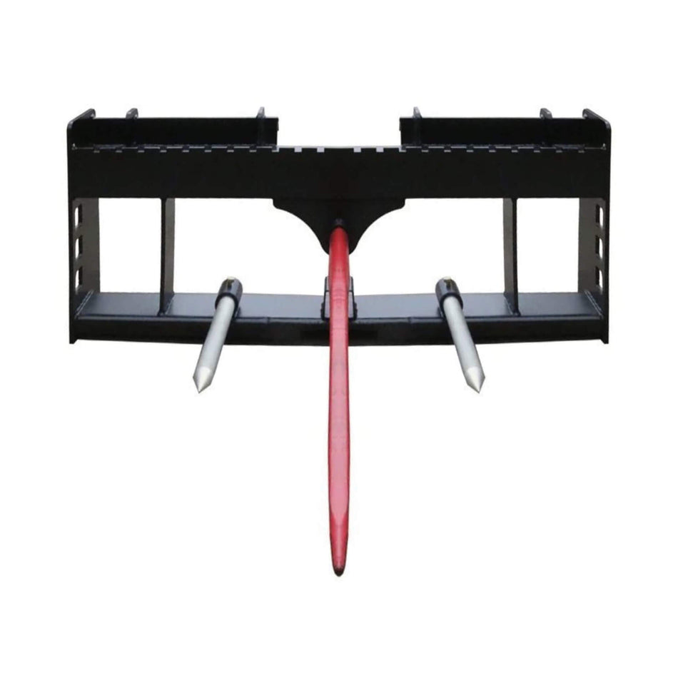 42-Inch Heavy-Duty Pallet Forks Hay Spear Skid Steer Attachment With Quick Attach