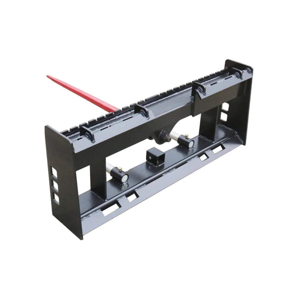 42-Inch Heavy-Duty Pallet Forks Hay Spear Skid Steer Attachment With Quick Attach