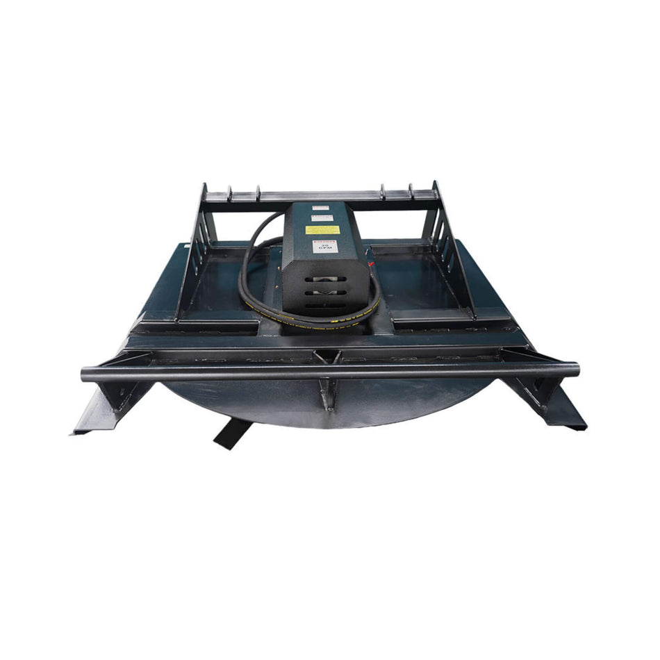 65-Inch Heavy-Duty Skid Steer Brush Cutter Attachment With Universal Quick Attach