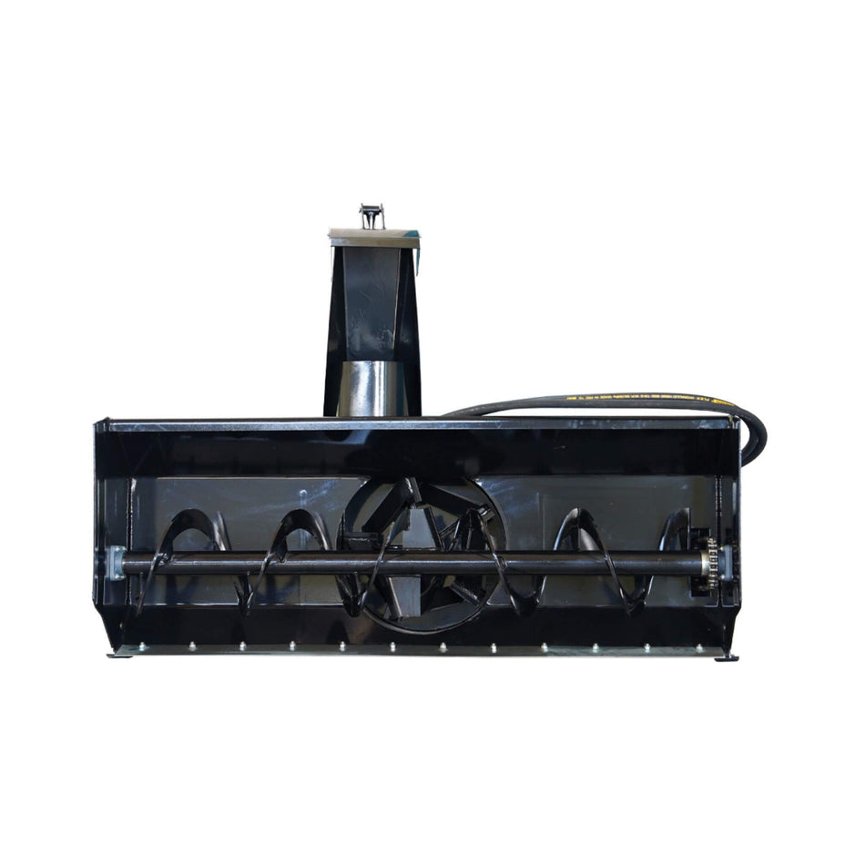 72-Inch Heavy-Duty Hydraulic Skid Steer Snow Blower Attachment