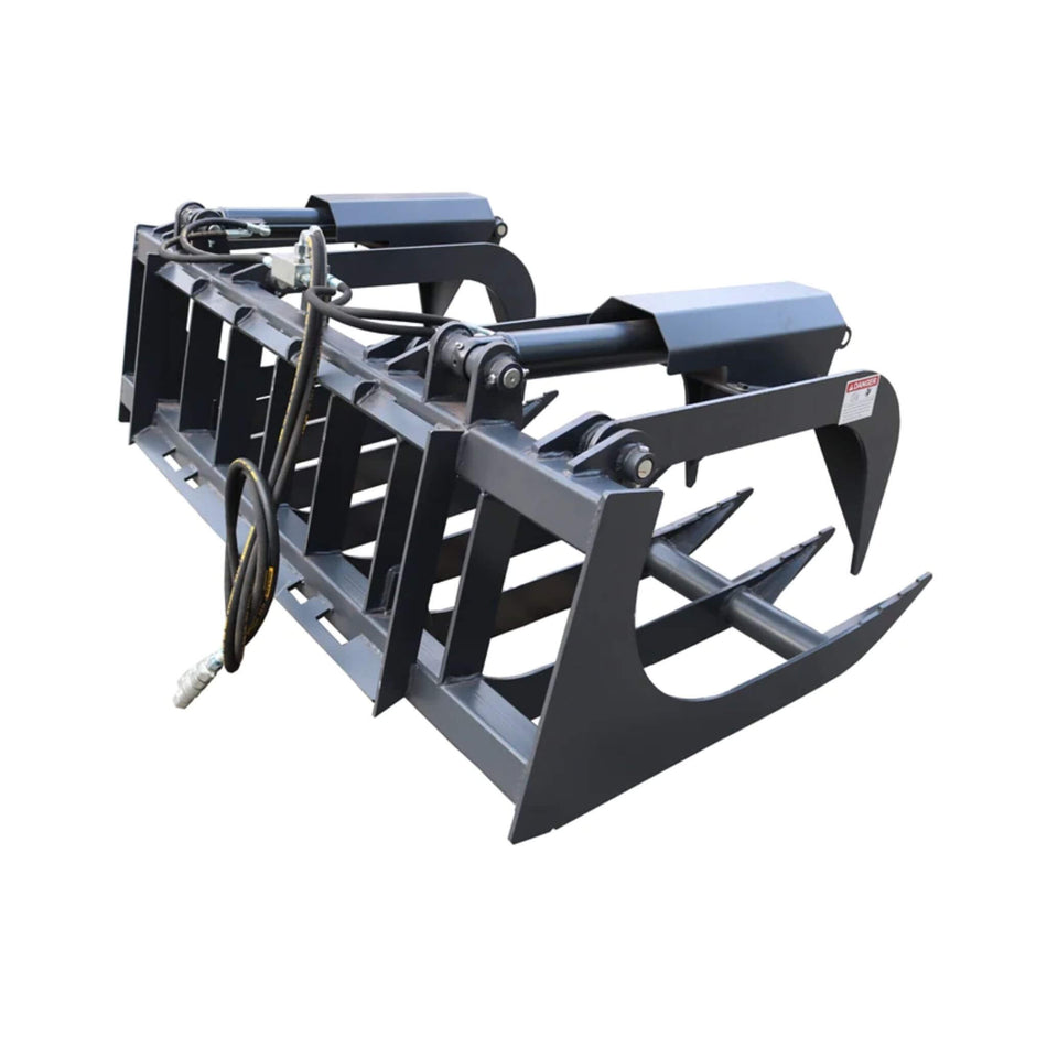 72-Inch Heavy-Duty Root Grapple Bucket Skid Steer Attachment