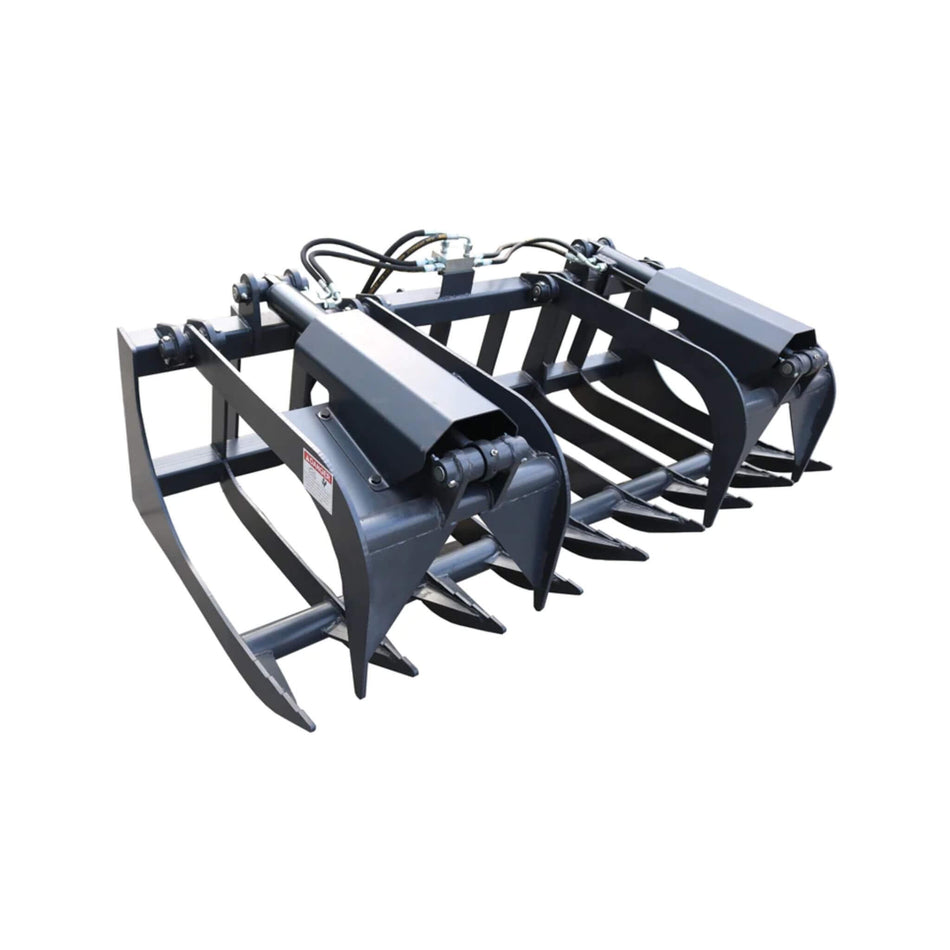 72-Inch Heavy-Duty Root Grapple Bucket Skid Steer Attachment