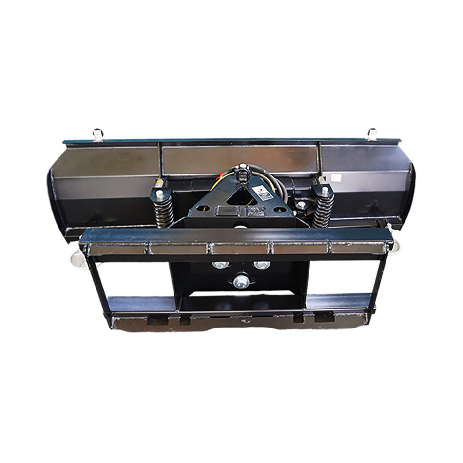 72-Inch Heavy-Duty Snow Plow Skid Steer Attachment With Dozer Blade
