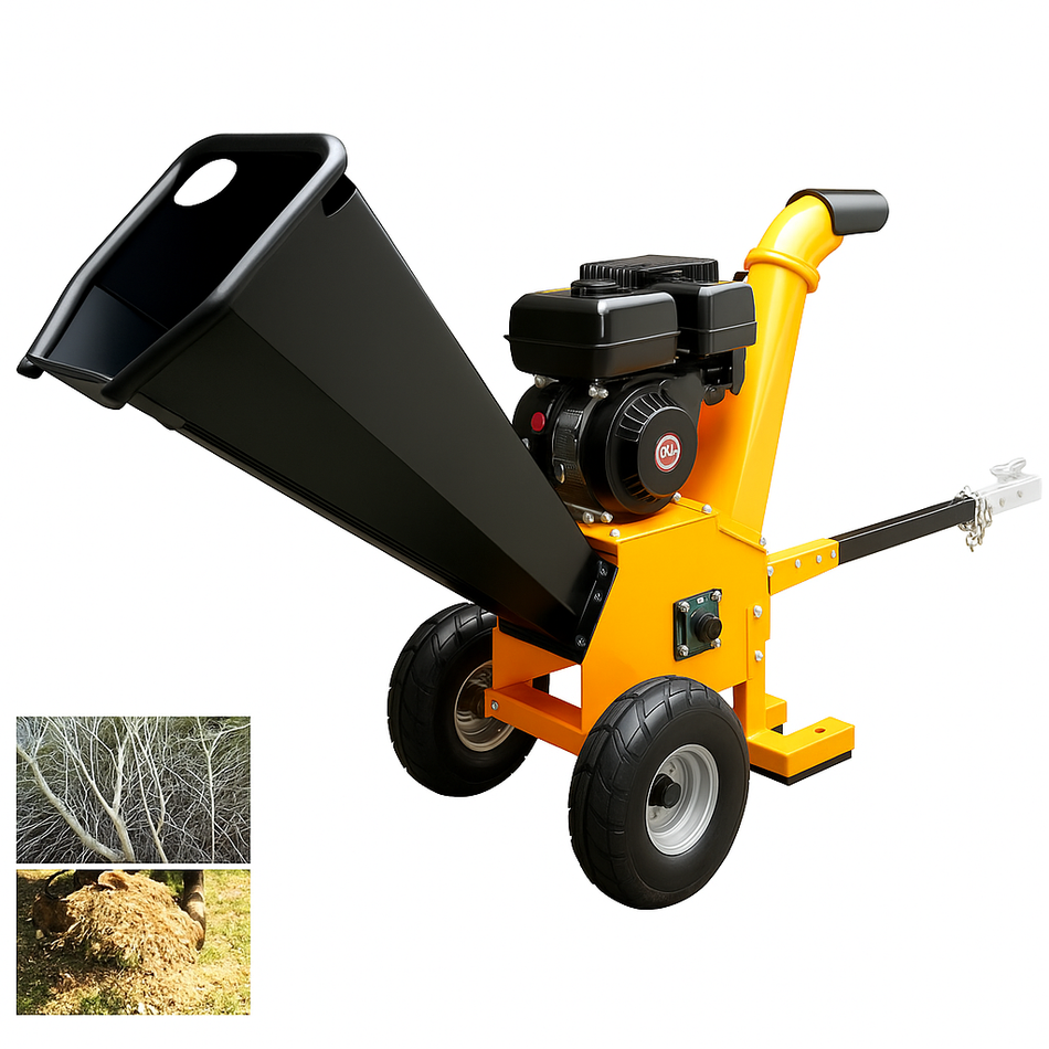 TowHawk Pro 3-Inch Towable Gas Wood Chipper