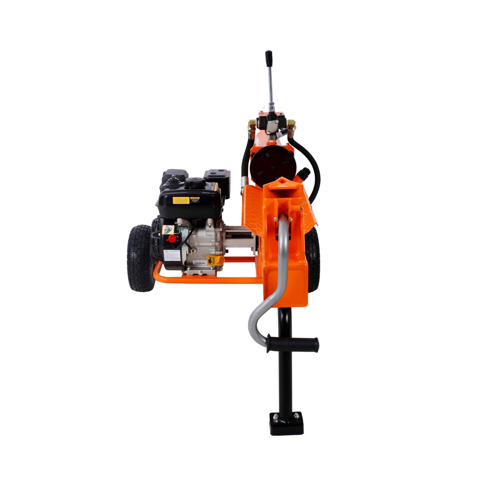 20-Ton Heavy-Duty Portable Log Splitter – 7HP Gas Powered with Auto-Return Hydraulic Ram