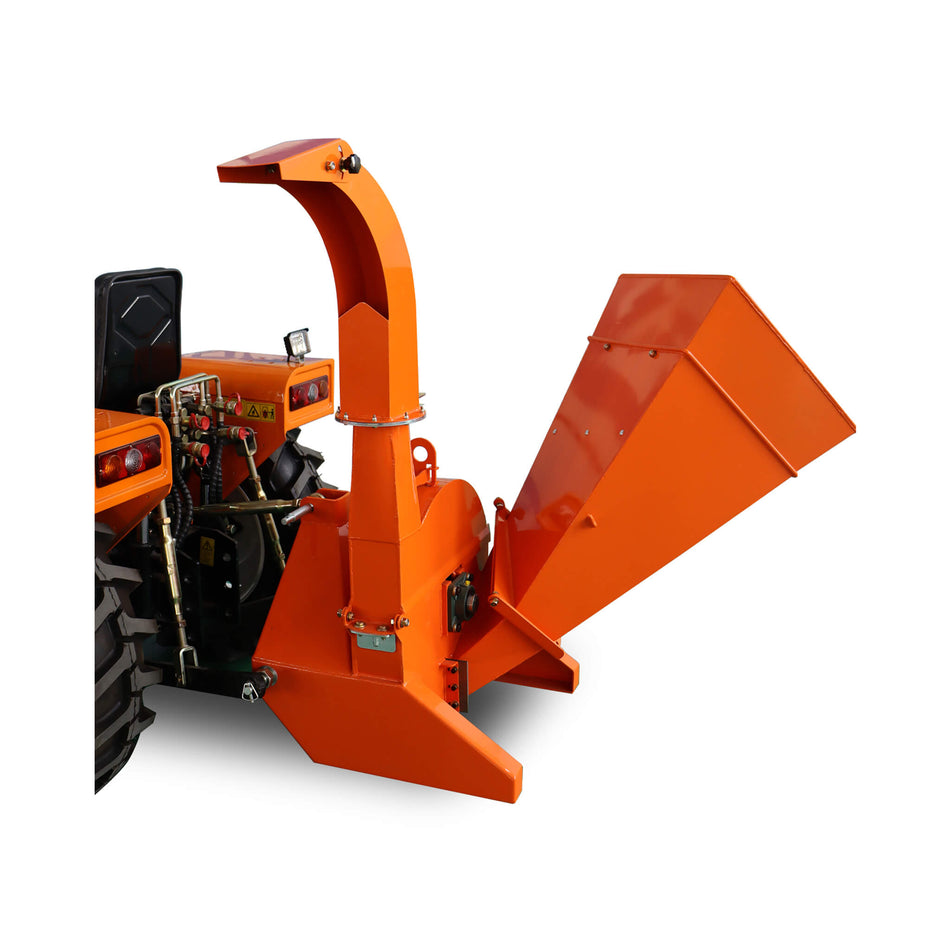 Heavy-Duty 4-Inch PTO Wood Chipper Shredder Attachment For Tractors
