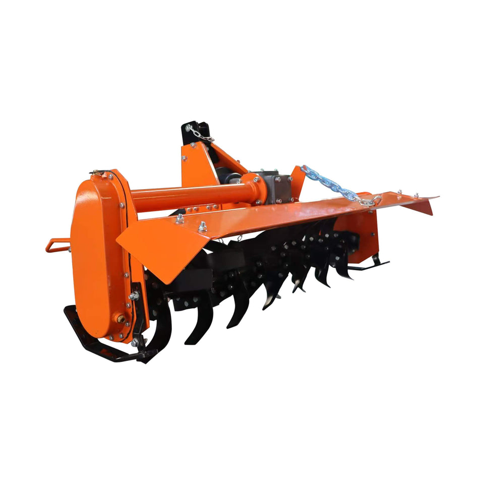 Heavy-Duty Single-Speed 3-Point Rotary Tiller Attachment