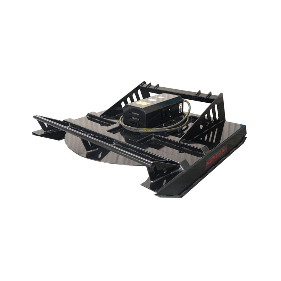Heavy-Duty 72-Inch Hydraulic Brush Mower Skid Steer Attachment