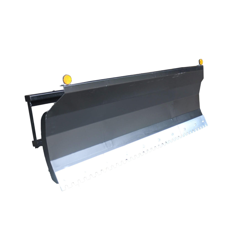 Heavy-Duty 84-Inch Snow Plow Attachment With Dozer Blade