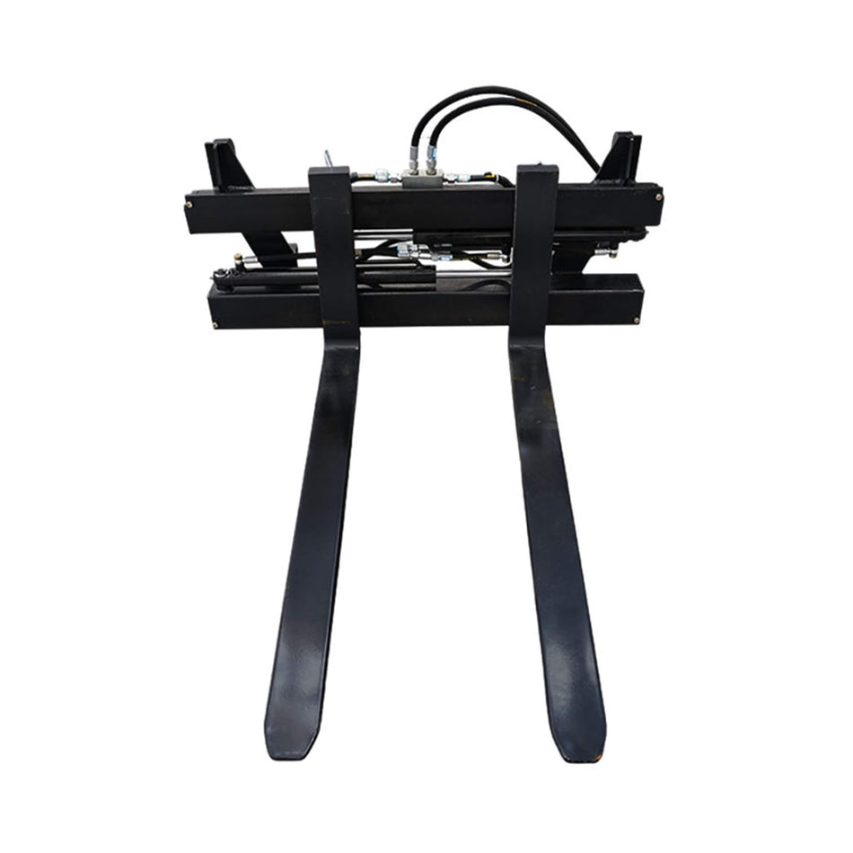 Heavy-Duty Adjustable Fork Carriage Skid Steer Attachment