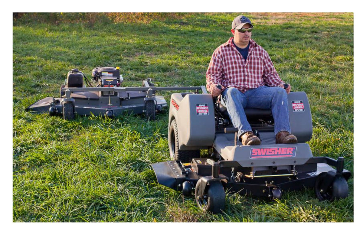 15.5 HP Briggs and Stratton engine on Swisher FC15560BS trail mower