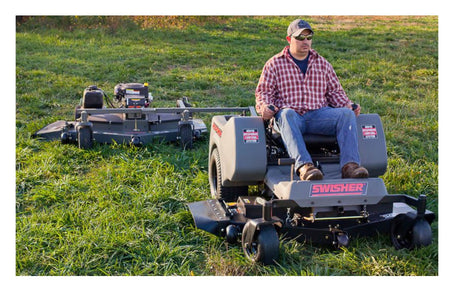 15.5 HP Briggs and Stratton engine on Swisher FC15560BS trail mower