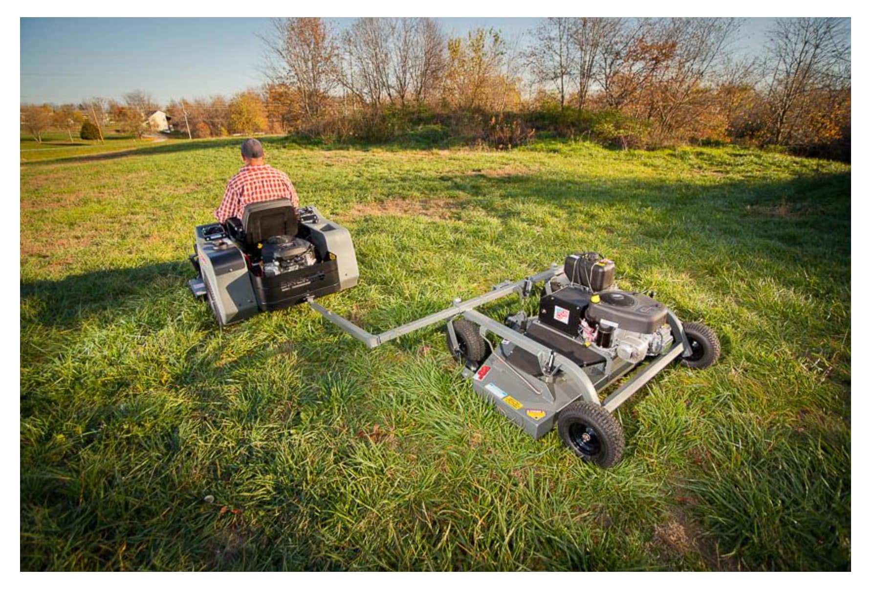 Swisher 60 inch tow behind finish mower with Briggs and Stratton engine